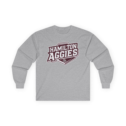 Adult Long Sleeve Tee \ Hamilton Aggies \ HA1