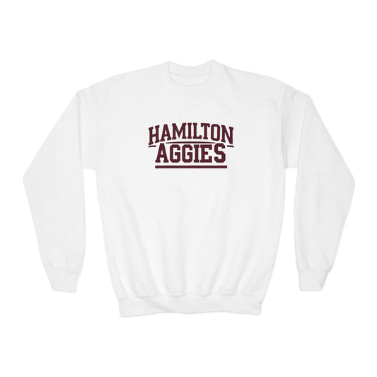 Youth Crewneck Sweatshirt \ Hamilton Aggies \ HA2