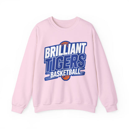Adult Crewneck Sweatshirt \ Brilliant Tigers Basketball \ BTBK1