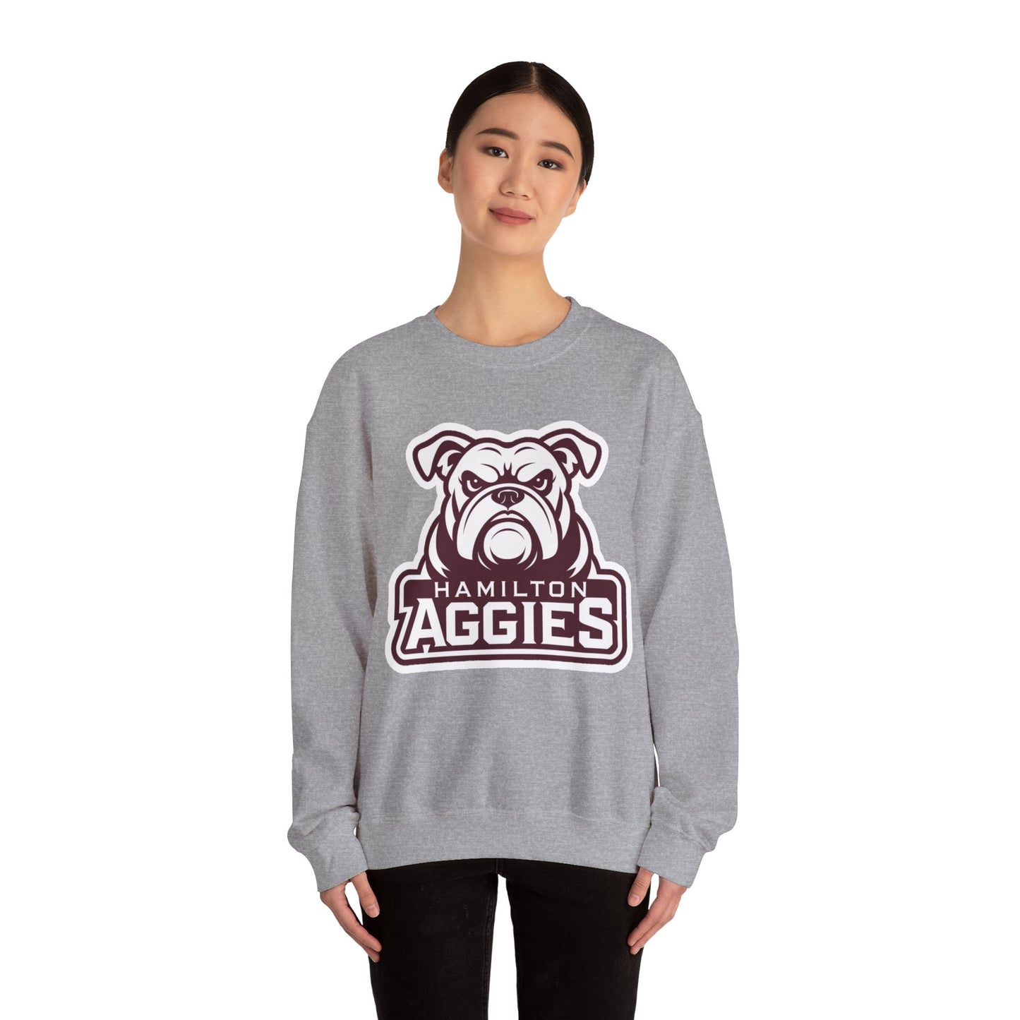 Adult Crewneck Sweatshirt \ Hamilton Aggies \ HA4