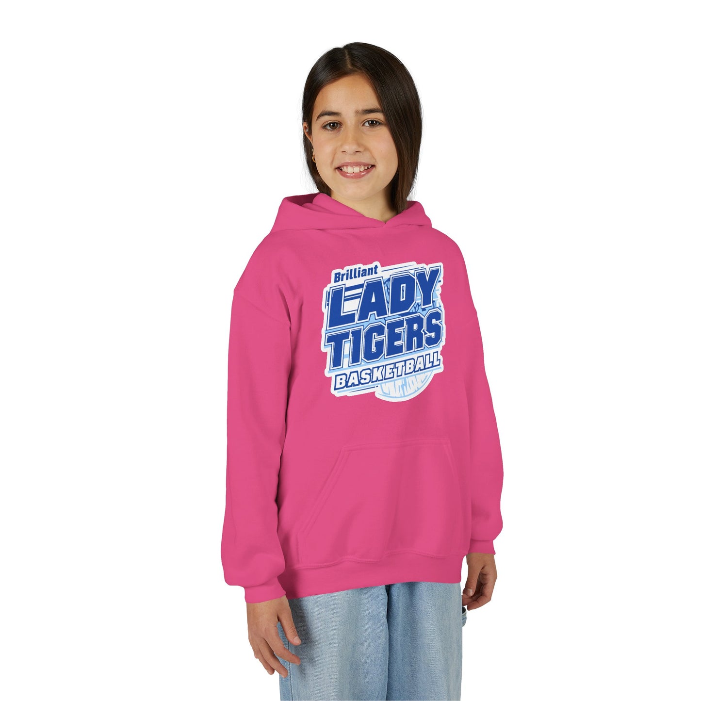 Youth Hoodie Sweatshirt \ Brilliant Tigers Basketball \ BTBKG2