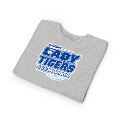 Toddler Crewneck Sweatshirt \ Brilliant Tigers Basketball \ BTBKG2