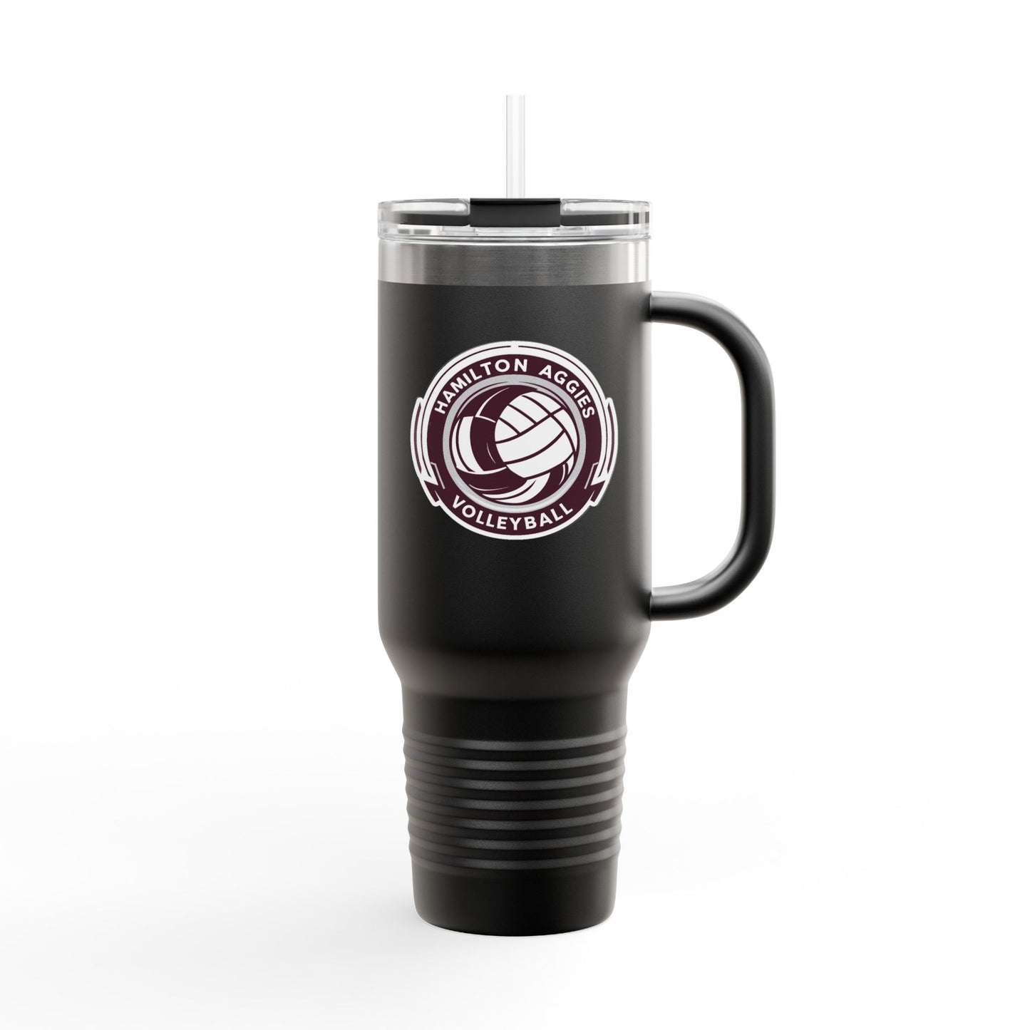 40oz Insulated Tumbler \ Hamilton Aggies Volleyball \ HAV1