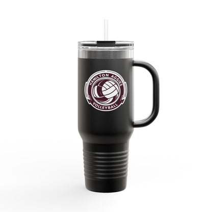 40oz Insulated Tumbler \ Hamilton Aggies Volleyball \ HAV1