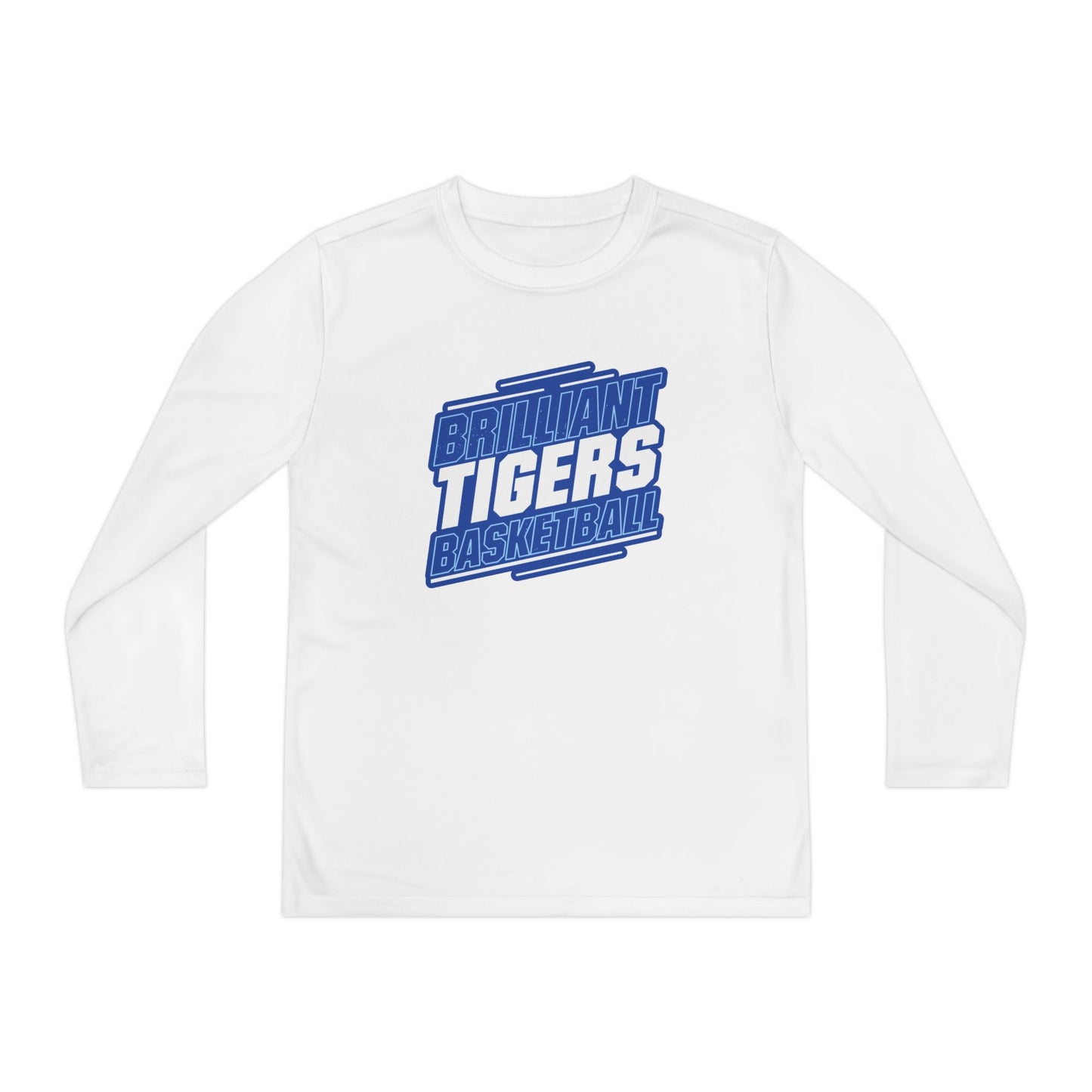 Youth Long Sleeve Tee \ Brilliant Tigers Basketball \ BTBK2