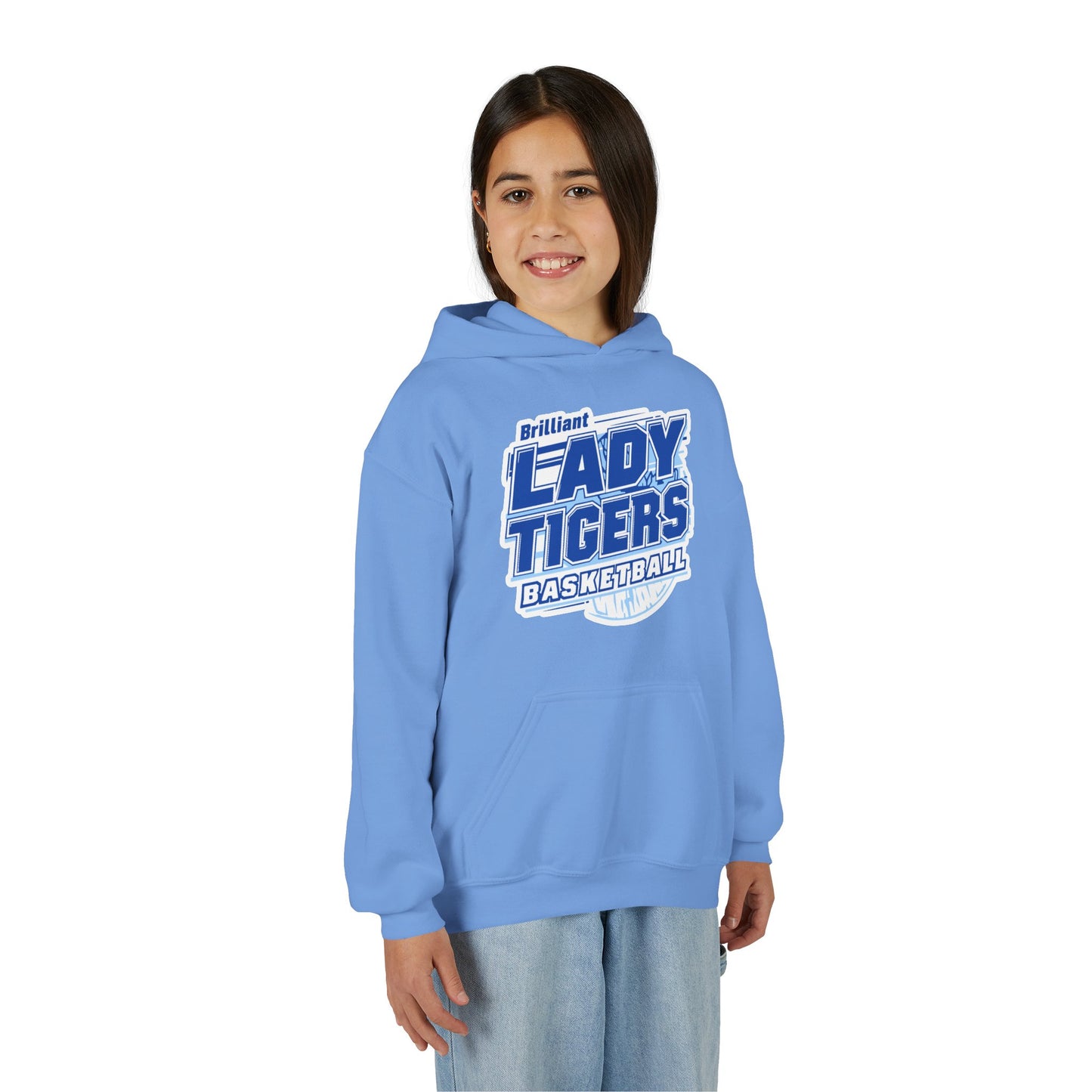 Youth Hoodie Sweatshirt \ Brilliant Tigers Basketball \ BTBKG2