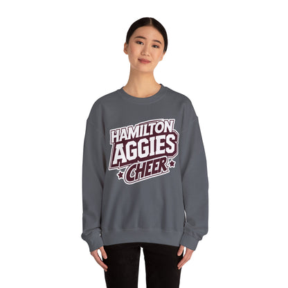 Adult Crewneck Sweatshirt \ Hamilton Aggies Cheer \ HAC1