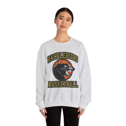 Adult Crewneck Sweatshirt \ Hackleburg Panther Basketball \ HPBK1