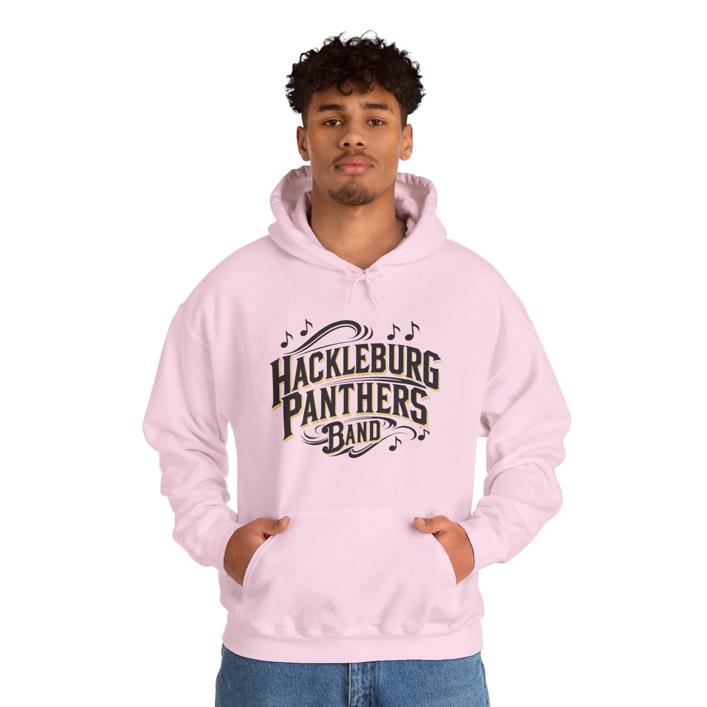 Adult Hoodie Sweatshirt \ Hackleburg Panthers Band \ HPB1