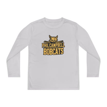 Youth Long Sleeve Tee \ Phil Campbell Bobcats \ PCB2
