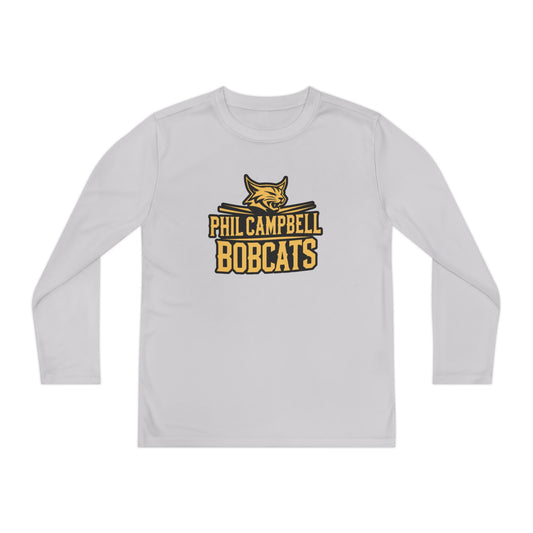 Youth Long Sleeve Tee \ Phil Campbell Bobcats \ PCB2