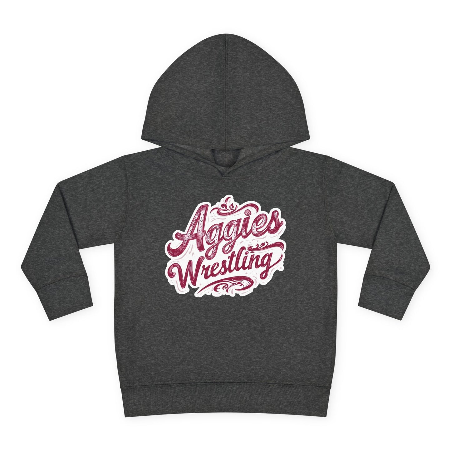 Toddler Hoodie Sweatshirt \ Hamilton Aggies Wrestling \ HAWG2
