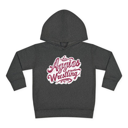 Toddler Hoodie Sweatshirt \ Hamilton Aggies Wrestling \ HAWG2