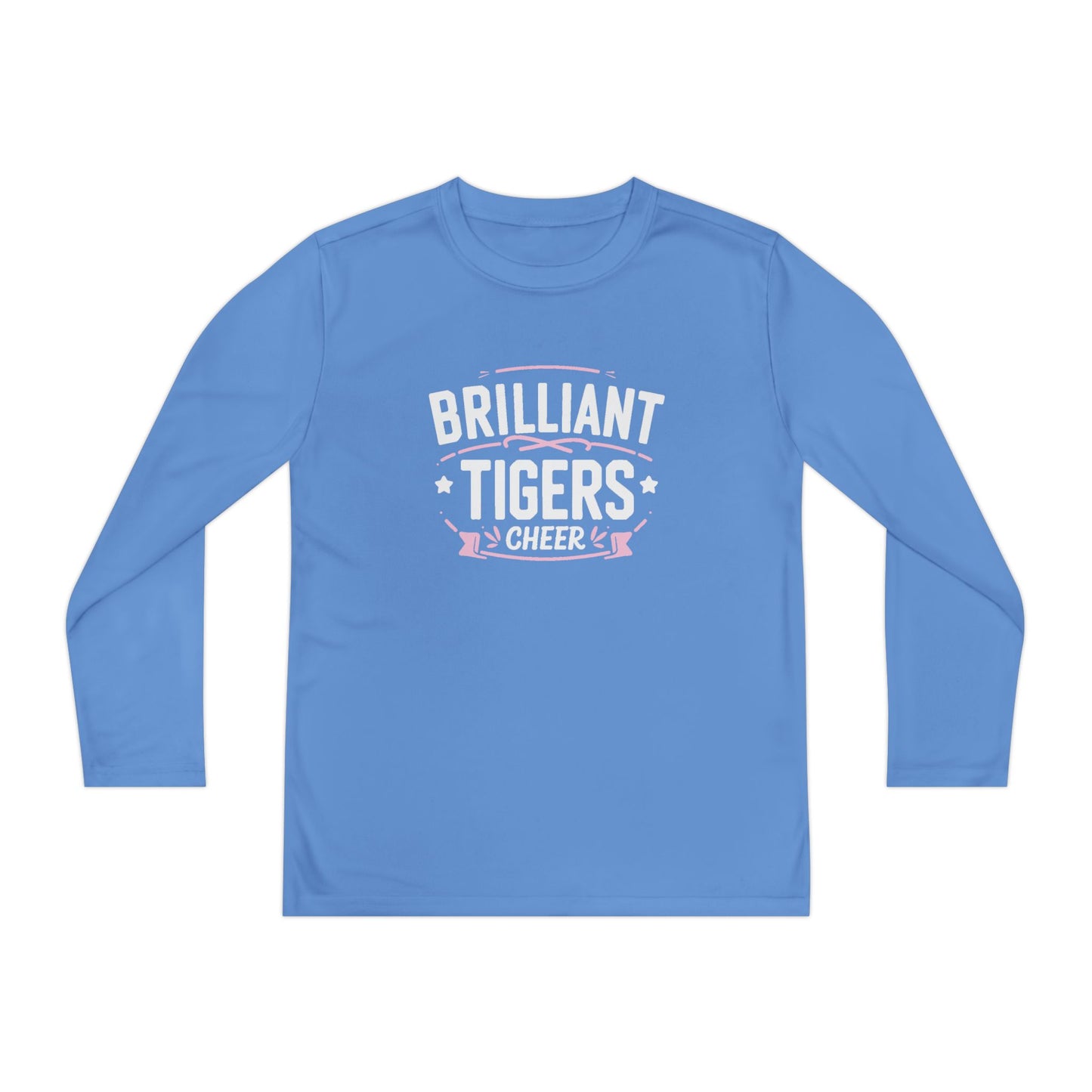 Youth Long Sleeve Tee \ Brilliant Tigers Cheer \ BTC2