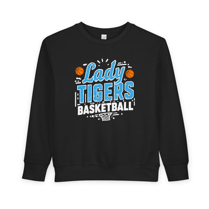 Toddler Crewneck Sweatshirt \ Brilliant Tigers Basketball \ BTBKG1