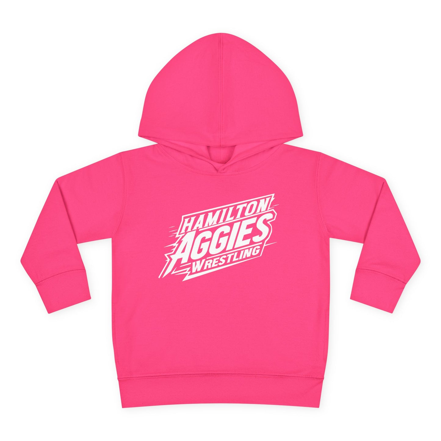Toddler Hoodie Sweatshirt \ Hamilton Aggies Wrestling \ HAW1
