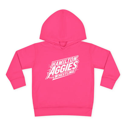Toddler Hoodie Sweatshirt \ Hamilton Aggies Wrestling \ HAW1