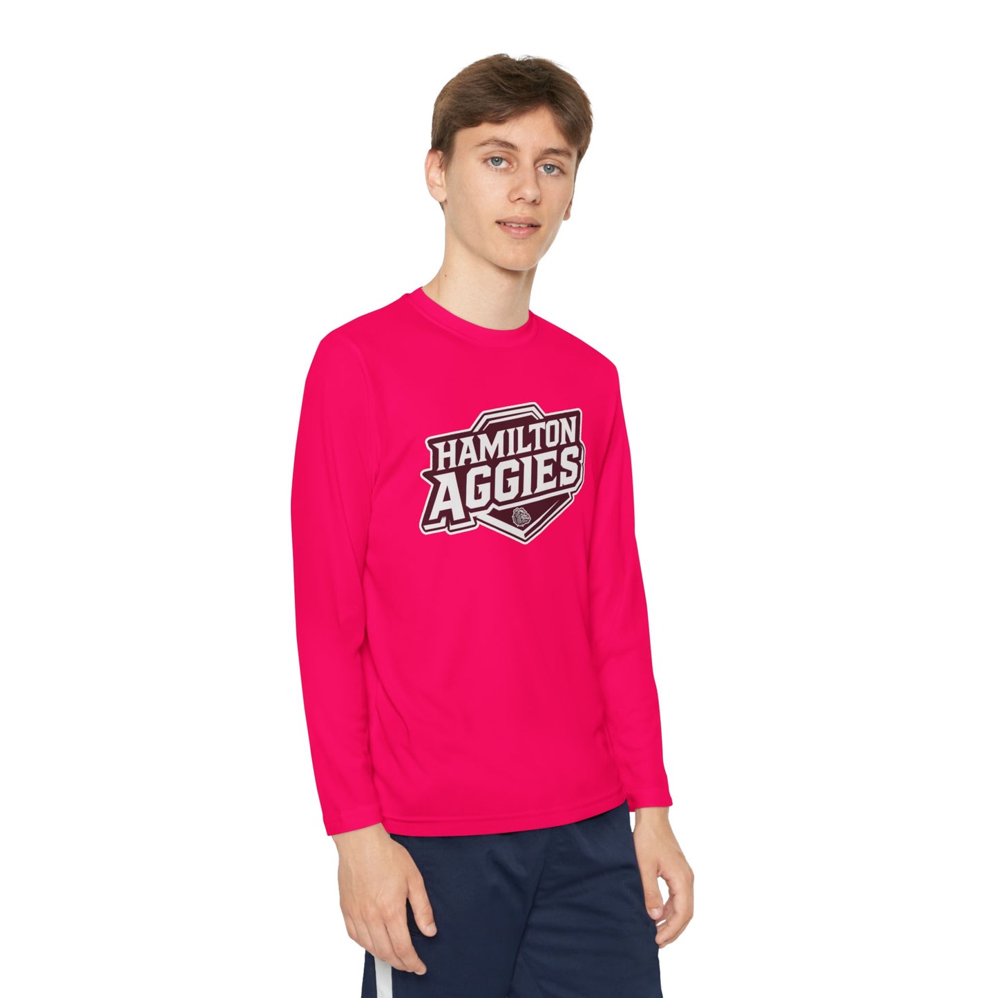 Youth Long Sleeve Tee \ Hamilton Aggies \ HA1