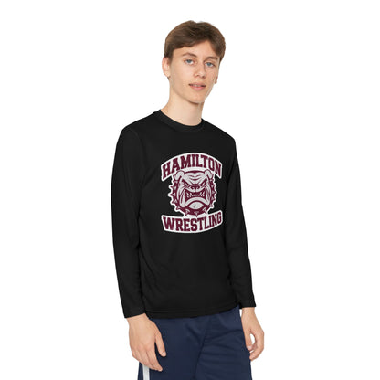 Youth Long Sleeve Tee \ Hamilton Aggies Wrestling \ HAW2