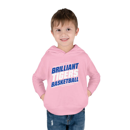 Toddler Hoodie Sweatshirt \ Brilliant Tigers Basketball \ BTBK2