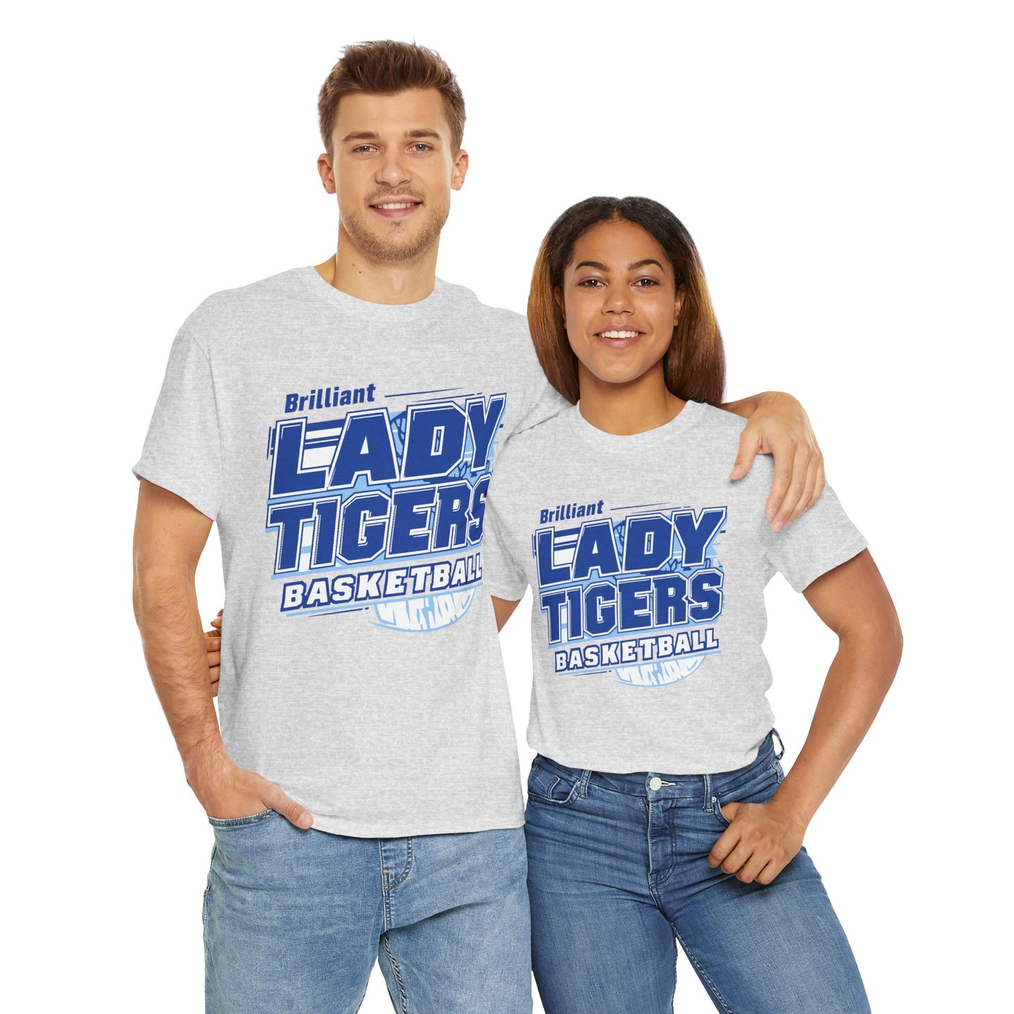 Adult Tee \ Brilliant Tigers Basketball \ BTBKG2