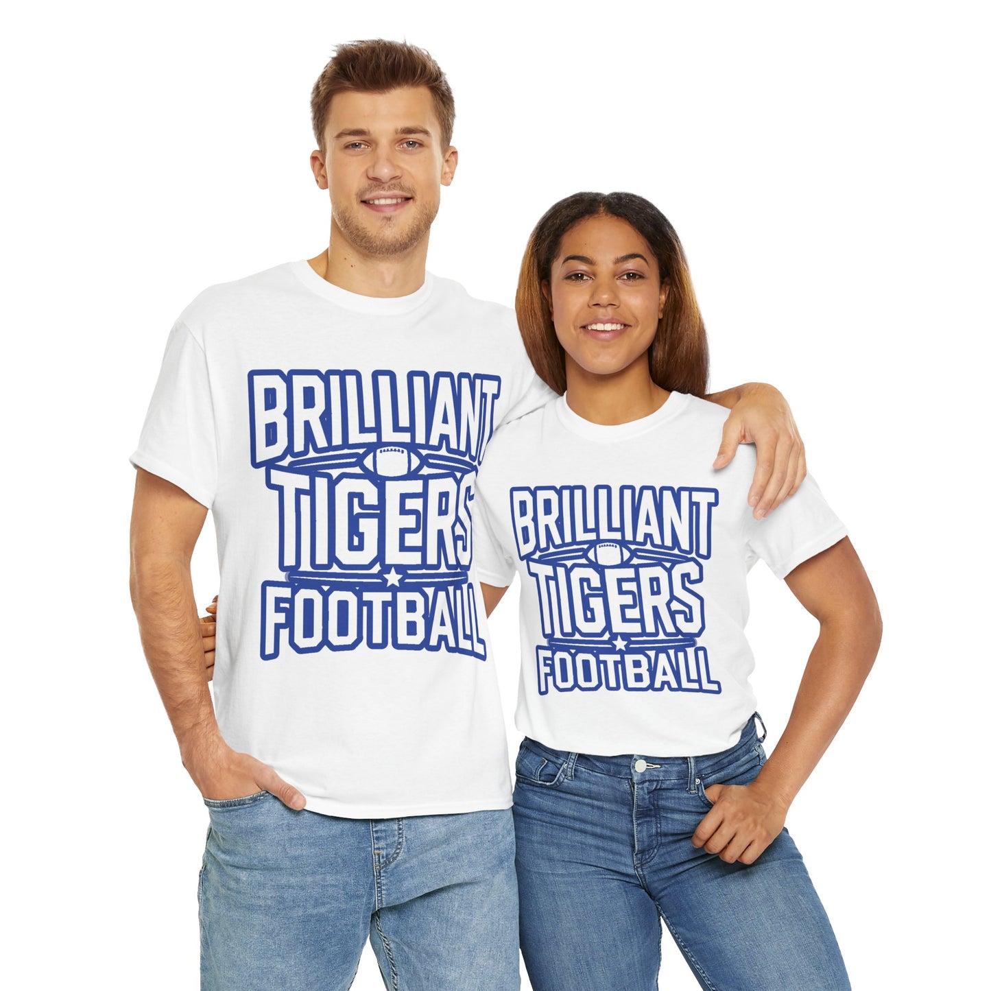 Adult Tee \ Brilliant Tigers Football \ BTF1