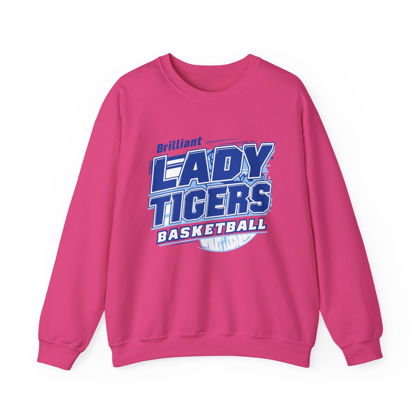 Adult Crewneck Sweatshirt \ Brilliant Tigers Basketball \ BTBKG2