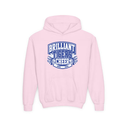 Youth Hoodie Sweatshirt \ Brilliant Tigers Cheer \ BTC1
