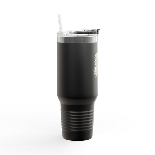 40oz Insulated Tumbler \ Hackleburg Panthers Cheer \ HPC1