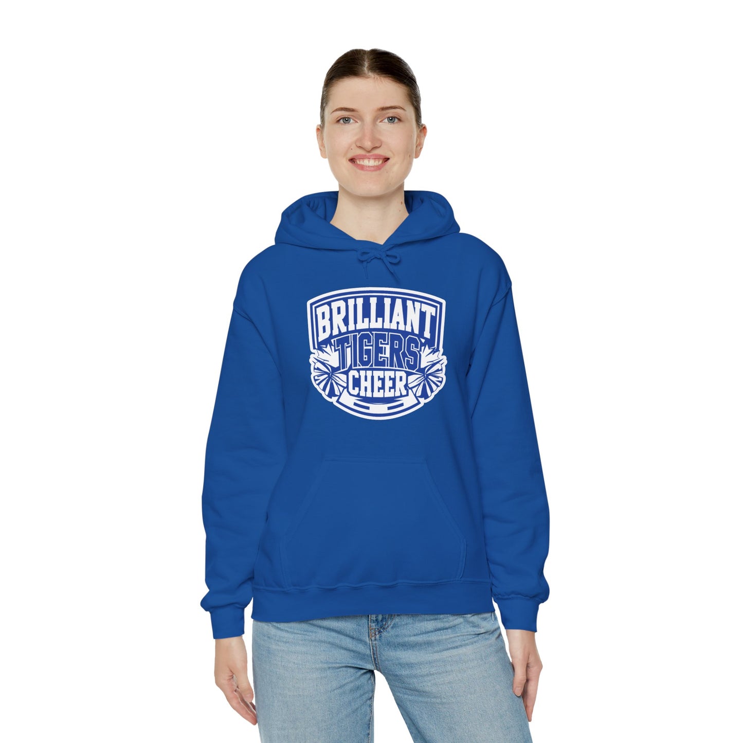 Adult Hoodie Sweatshirt \ Brilliant Tigers Cheer \ BTC1