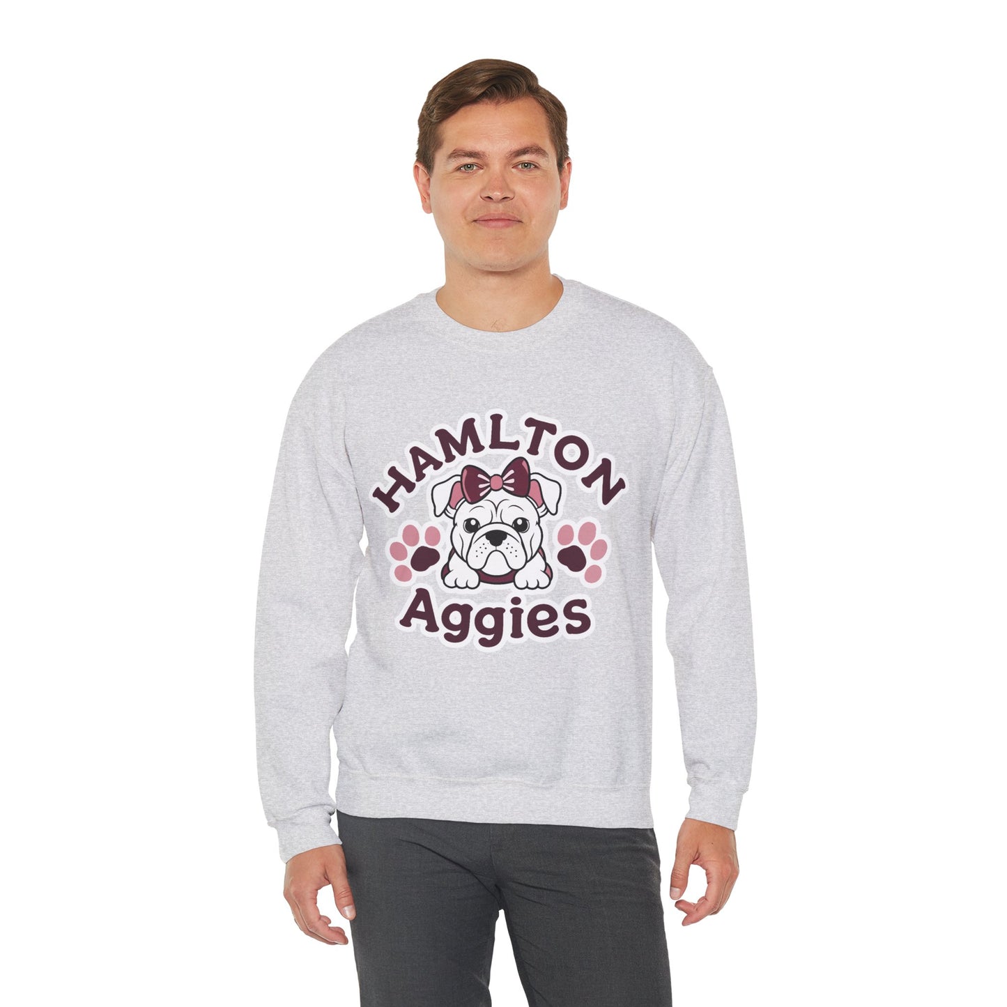 Adult Crewneck Sweatshirt \ Hamilton Aggies \ HAG3