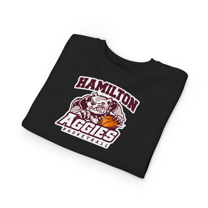 Toddler Crewneck Sweatshirt \ Hamilton Aggies Basketball \ HABB1