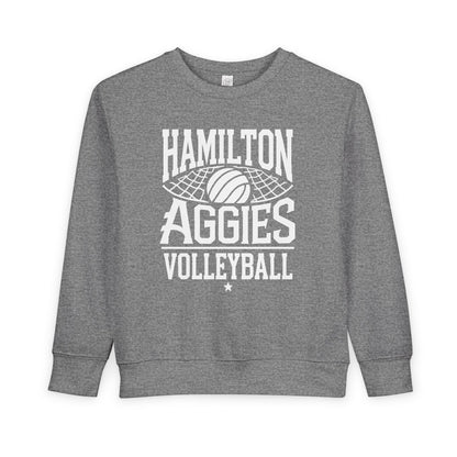 Toddler Crewneck Sweatshirt \ Hamilton Aggies Volleyball \ HAV2