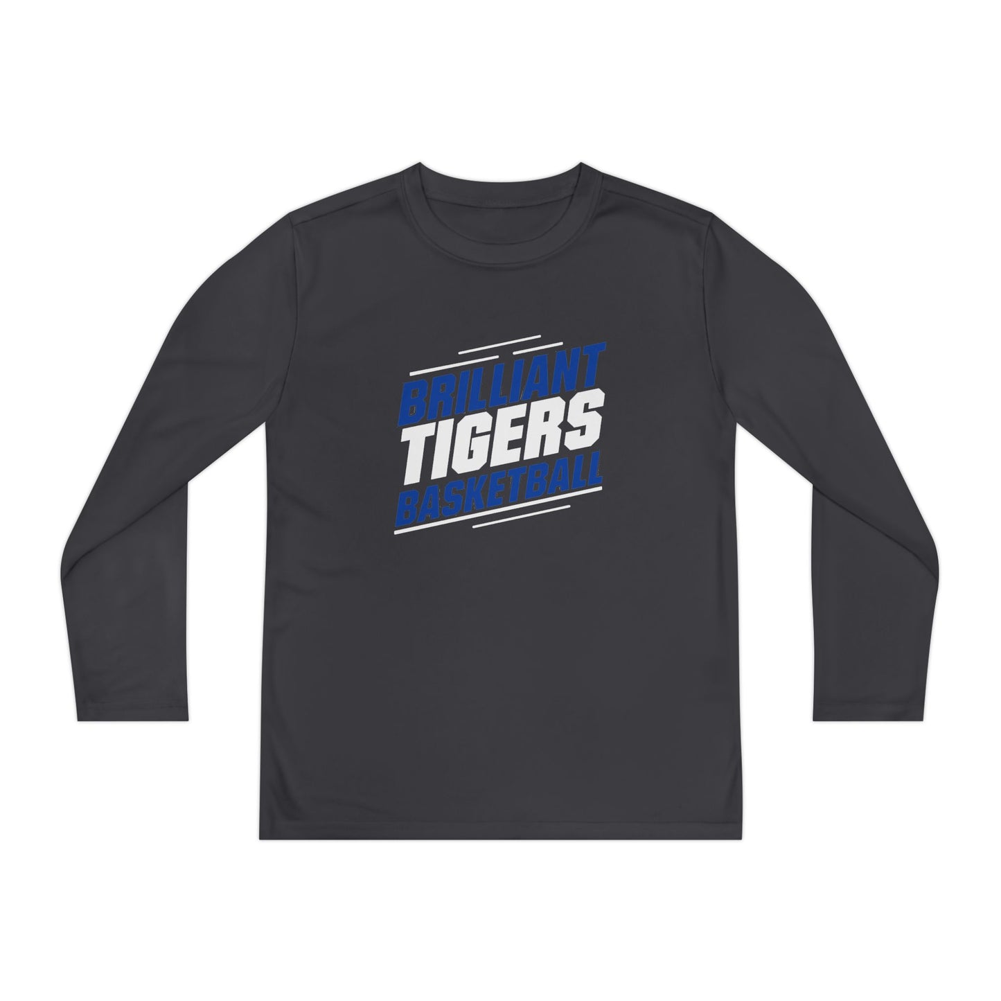 Youth Long Sleeve Tee \ Brilliant Tigers Basketball \ BTBK2