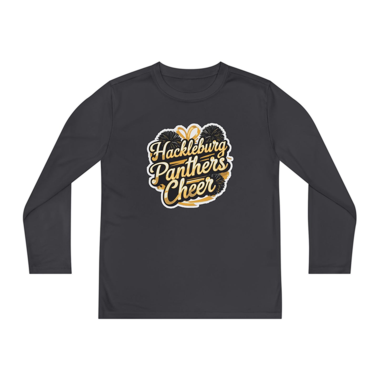 Youth Long Sleeve Tee \ Hackleburg Panthers Cheer \ HPC2
