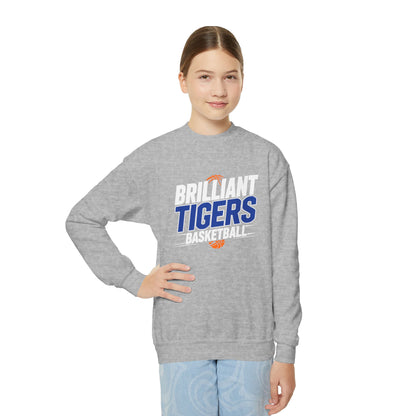 Youth Crewneck Sweatshirt \ Brilliant Tigers Basketball \ BTBK1