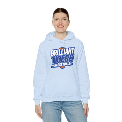 Adult Hoodie Sweatshirt \ Brilliant Tigers Basketball \ BTBK1