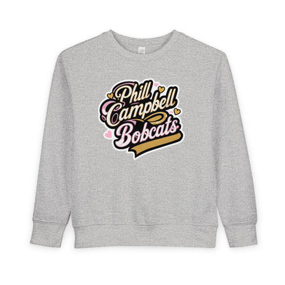 Toddler Crewneck Sweatshirt \ Phill Campbell Bobcats \ PCBG1