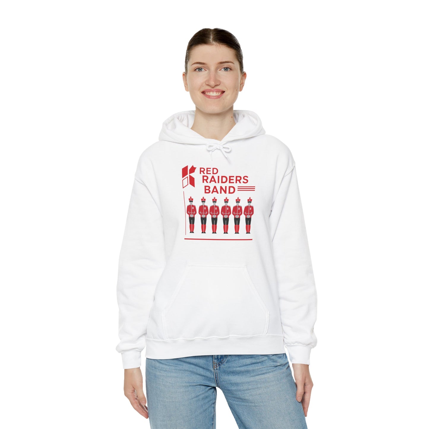 Adult Hoodie Sweatshirt \ Marion County Red Raiders Band \ MCB1