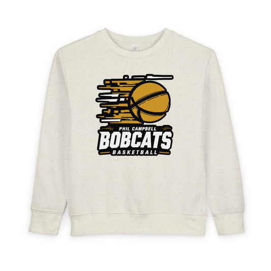 Toddler Crewneck Sweatshirt \ Phil Campbell Bobcats Basketball \ PCBBK2