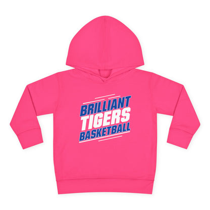 Toddler Hoodie Sweatshirt \ Brilliant Tigers Basketball \ BTBK2
