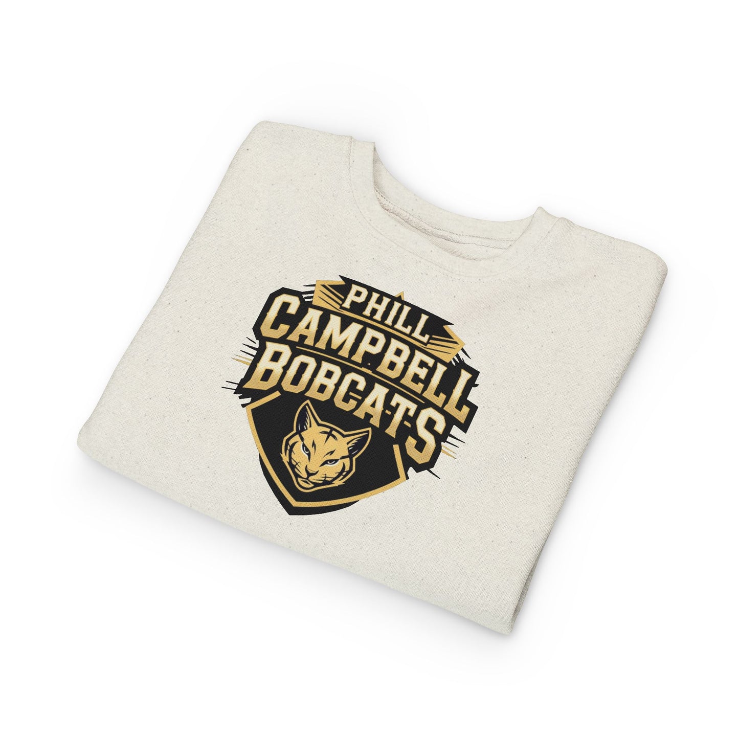 Toddler Crewneck Sweatshirt \ Phill Campbell Bobcats \ PCB1