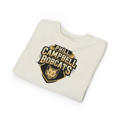 Toddler Crewneck Sweatshirt \ Phill Campbell Bobcats \ PCB1