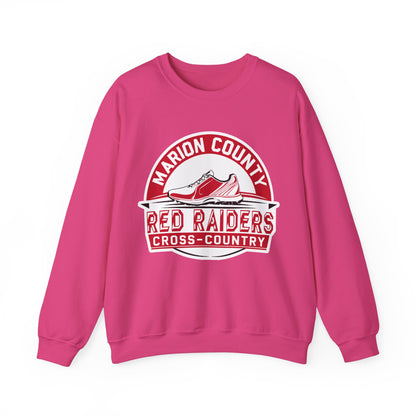 Adult Crewneck Sweatshirt \ Marion County Red Raiders Cross-Country \ MCCC1