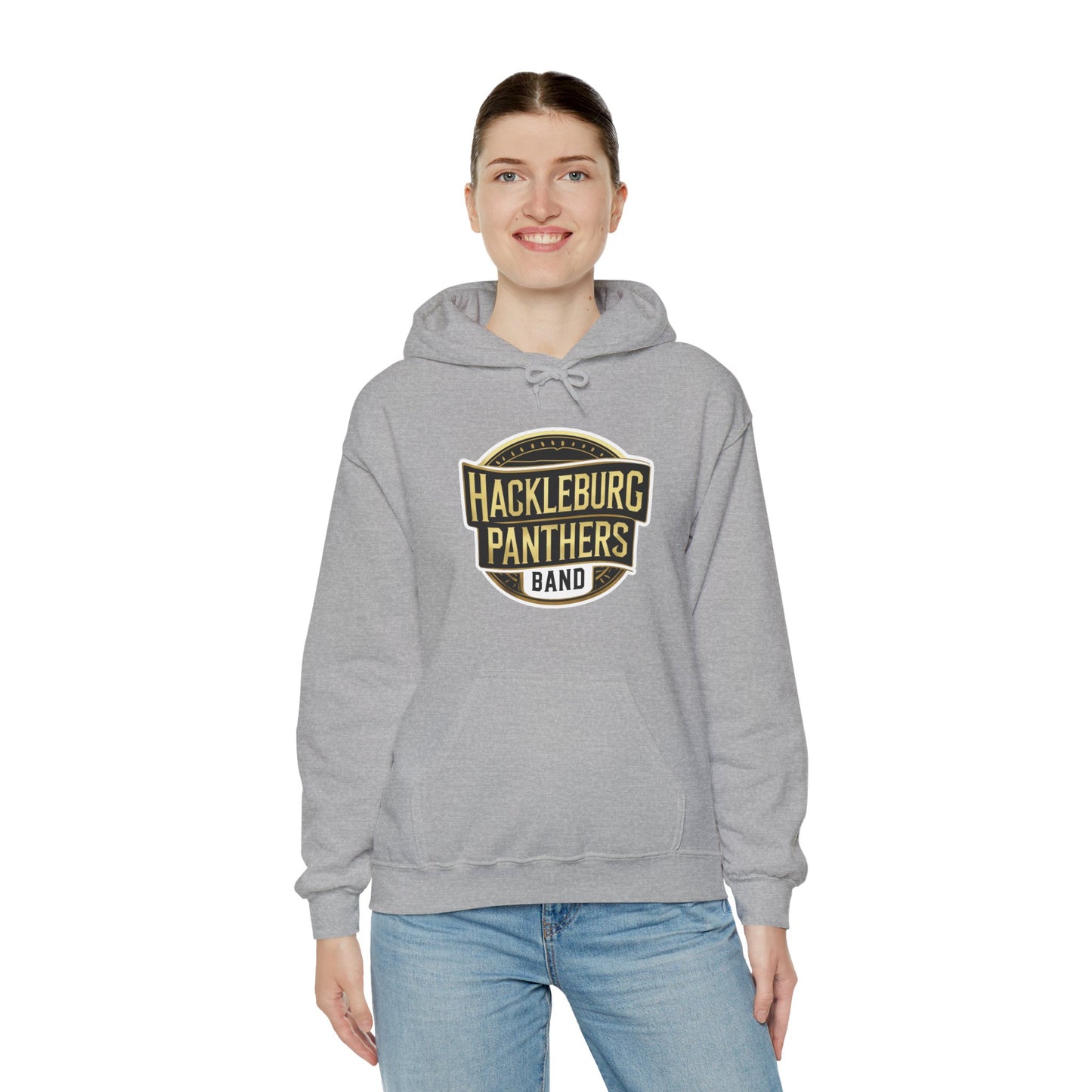 Adult Hoodie Sweatshirt \ Hackleburg Panthers Band \ HPB2