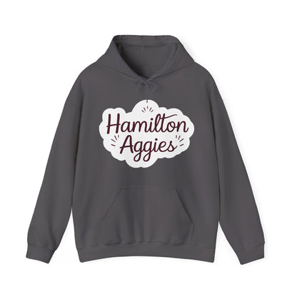 Adult Hoodie Sweatshirt \ Hamilton Aggies \ HAG1