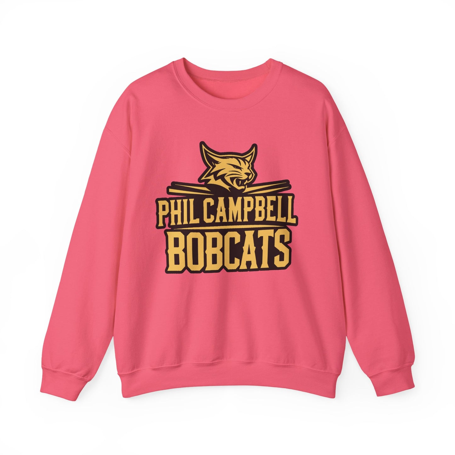 Adult Crewneck Sweatshirt \ Phil Campbell Bobcats \ PCB2