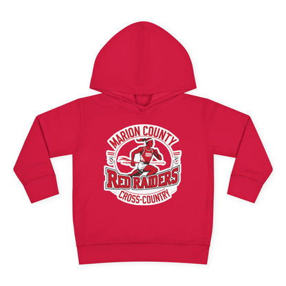 Toddler Hoodie Sweatshirt \ Marion County Red Raiders Cross-Country \ MCCC2