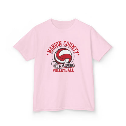 Youth Tee \ Marion County Red Raiders Volleyball \ MCV1