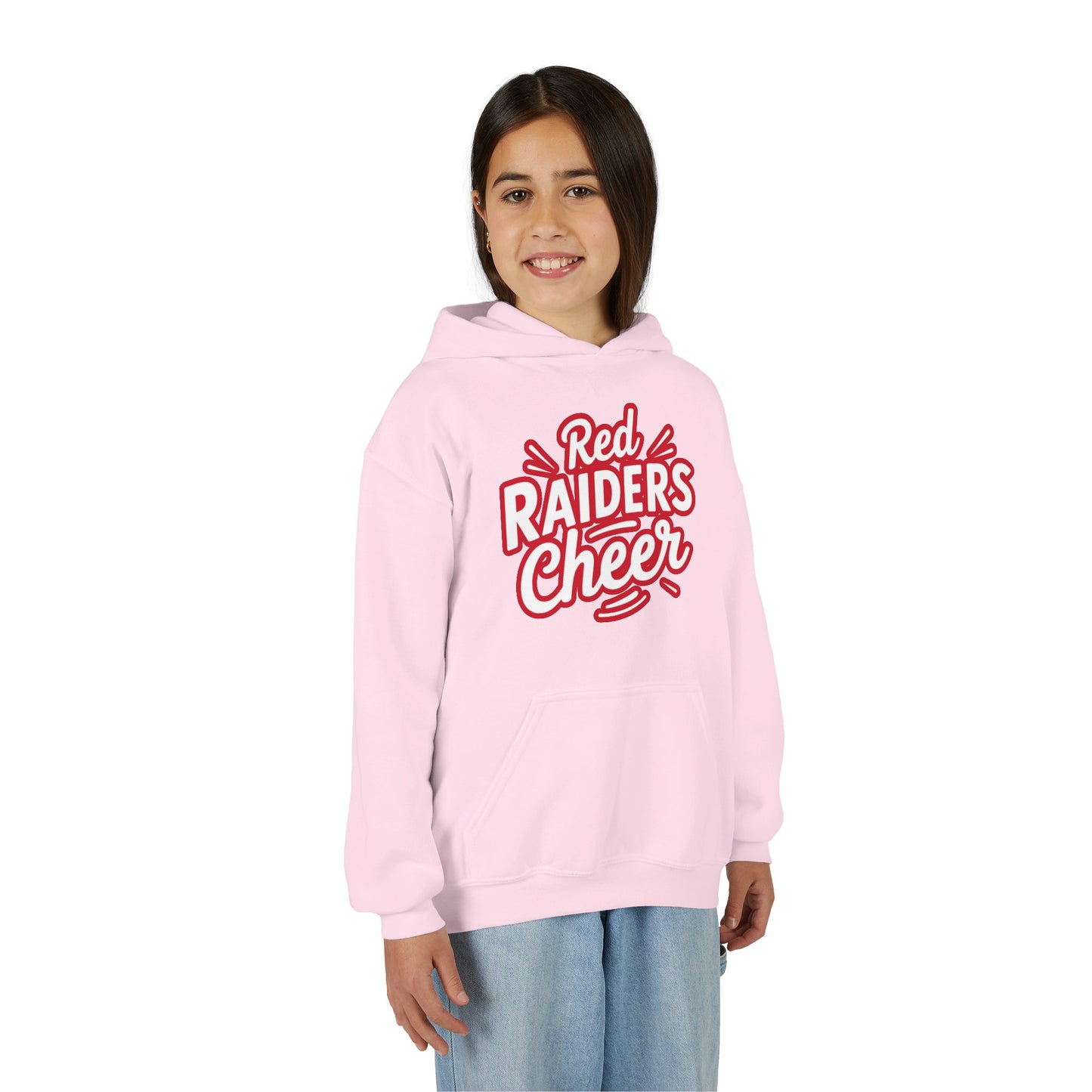 Youth Hooded Sweatshirt \ Marion County Red Raiders Cheer \ MCC1